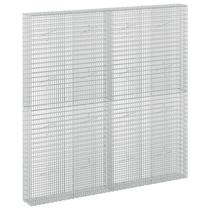 vidaXL Gabion with 3.5 mm Wire and 5x2.5 cm Mesh 200x20x200 cm 2