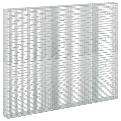 vidaXL Gabion with 3.5 mm Wire and 5x2.5 cm Mesh 250x20x200 cm 2