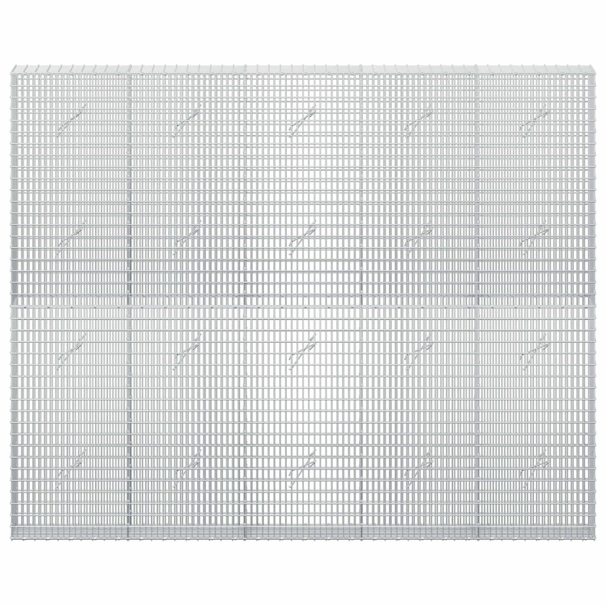 vidaXL Gabion with 3.5 mm Wire and 5x2.5 cm Mesh 250x20x200 cm 3