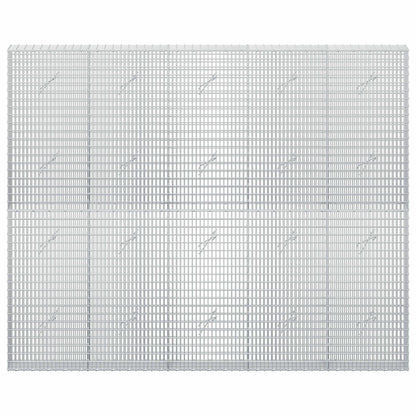 vidaXL Gabion with 3.5 mm Wire and 5x2.5 cm Mesh 250x20x200 cm 3