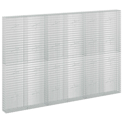 vidaXL Gabion with 3.5 mm Wire and 5x2.5 cm Mesh 300x20x200 cm 2