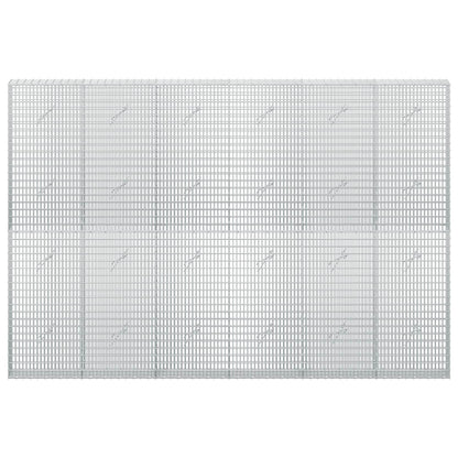 vidaXL Gabion with 3.5 mm Wire and 5x2.5 cm Mesh 300x20x200 cm 3