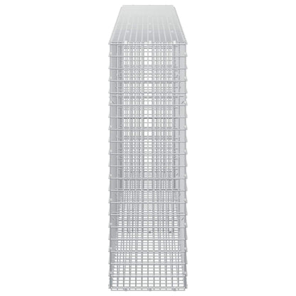 vidaXL Gabion with 3.5 mm Wire and 5x2.5 cm Mesh 250x30x100 cm 4