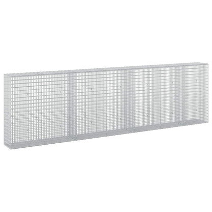 vidaXL Gabion with 3.5 mm Wire and 5x2.5 cm Mesh 350x30x100 cm 2