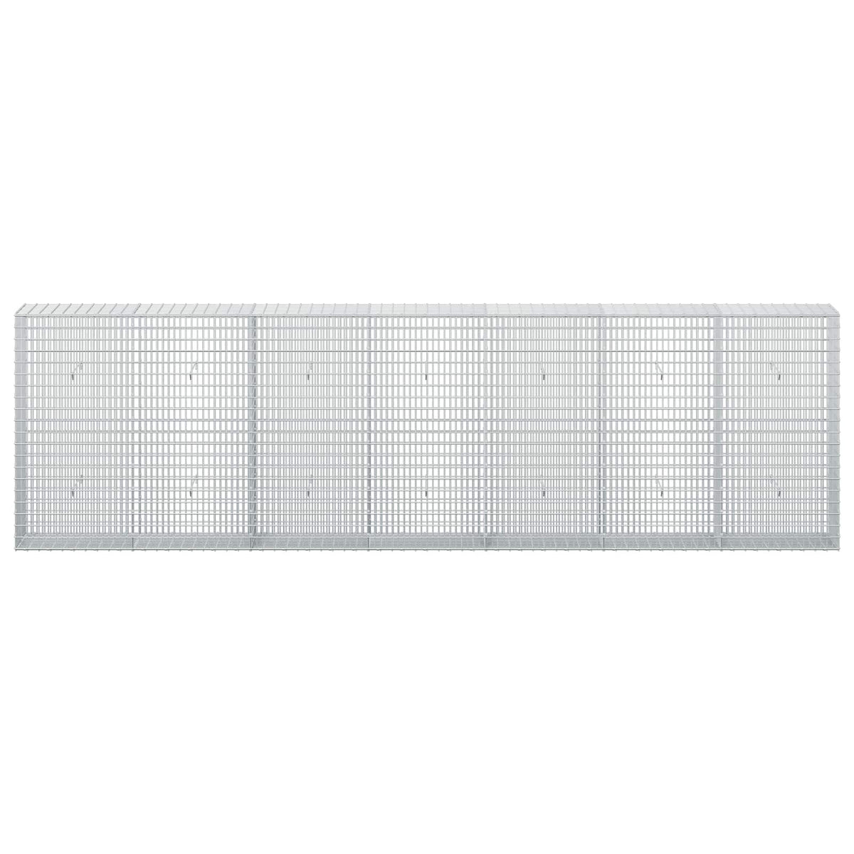vidaXL Gabion with 3.5 mm Wire and 5x2.5 cm Mesh 350x30x100 cm 3