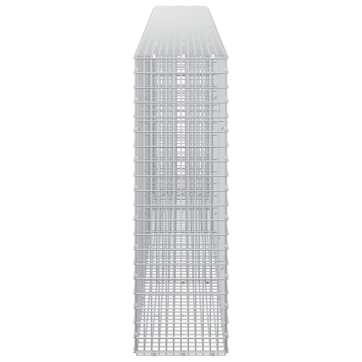 vidaXL Gabion with 3.5 mm Wire and 5x2.5 cm Mesh 350x30x100 cm 4