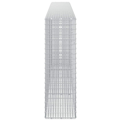 vidaXL Gabion with 3.5 mm Wire and 5x2.5 cm Mesh 350x30x100 cm 4