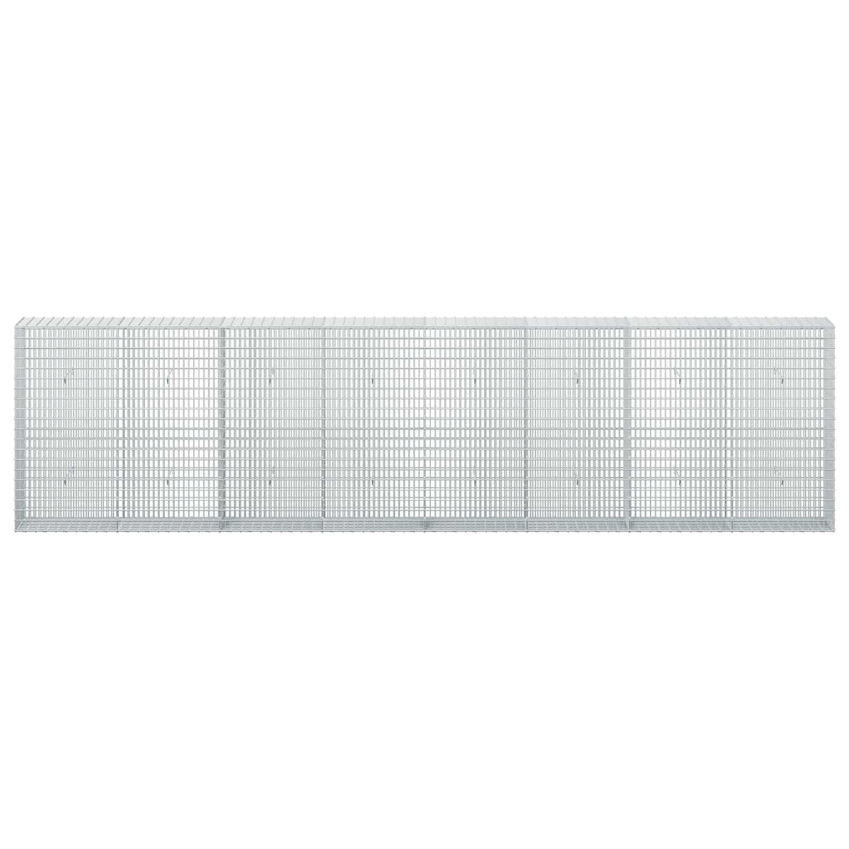 vidaXL Gabion with 3.5 mm Wire and 5x2.5 cm Mesh 400x30x100 cm 3