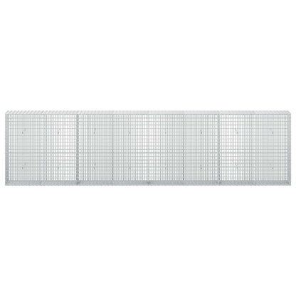 vidaXL Gabion with 3.5 mm Wire and 5x2.5 cm Mesh 400x30x100 cm 3