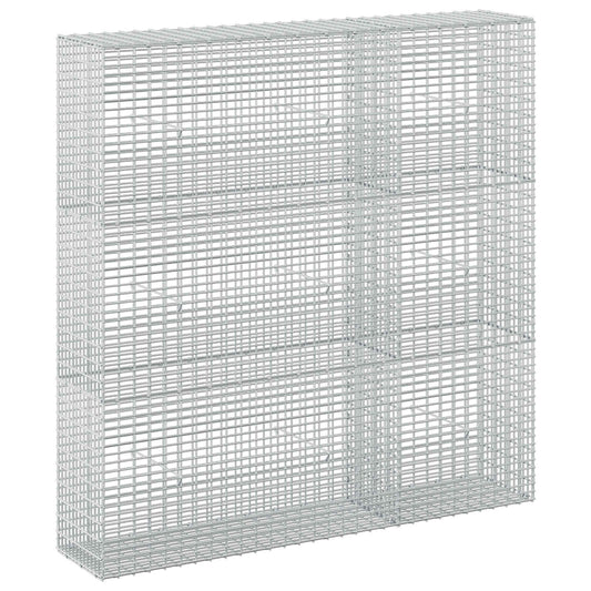 vidaXL Gabion with 3.5 mm Wire and 5x2.5 cm Mesh 150x30x150 cm 2