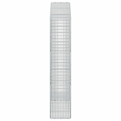 vidaXL Gabion with 3.5 mm Wire and 5x2.5 cm Mesh 150x30x150 cm 4