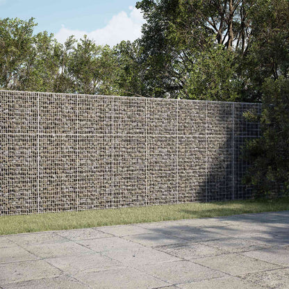 vidaXL Gabion with 3.5 mm Wire and 5x2.5 cm Mesh 200x30x150 cm 1