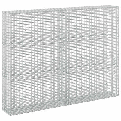 vidaXL Gabion with 3.5 mm Wire and 5x2.5 cm Mesh 200x30x150 cm 2