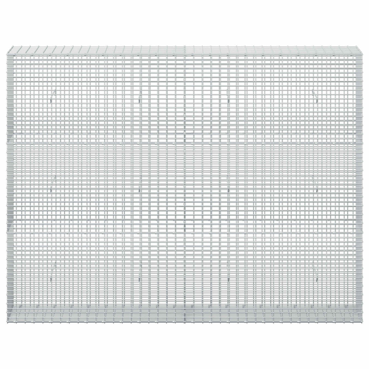 vidaXL Gabion with 3.5 mm Wire and 5x2.5 cm Mesh 200x30x150 cm 3