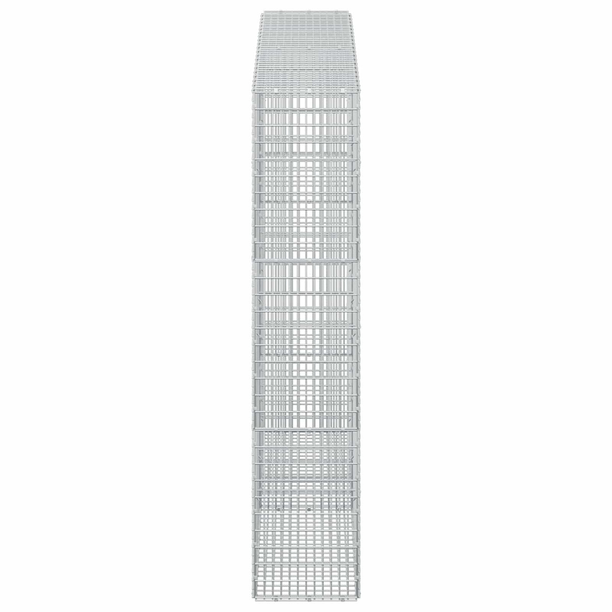 vidaXL Gabion with 3.5 mm Wire and 5x2.5 cm Mesh 200x30x150 cm 4