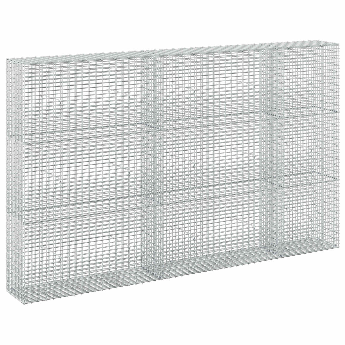 vidaXL Gabion with 3.5 mm Wire and 5x2.5 cm Mesh 250x30x150 cm 2