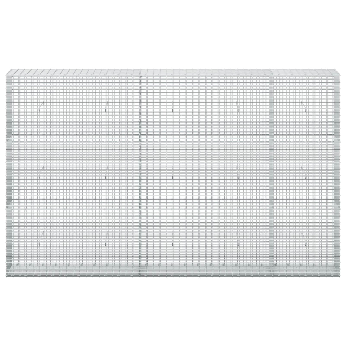 vidaXL Gabion with 3.5 mm Wire and 5x2.5 cm Mesh 250x30x150 cm 3