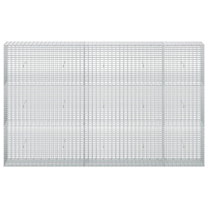 vidaXL Gabion with 3.5 mm Wire and 5x2.5 cm Mesh 250x30x150 cm 3