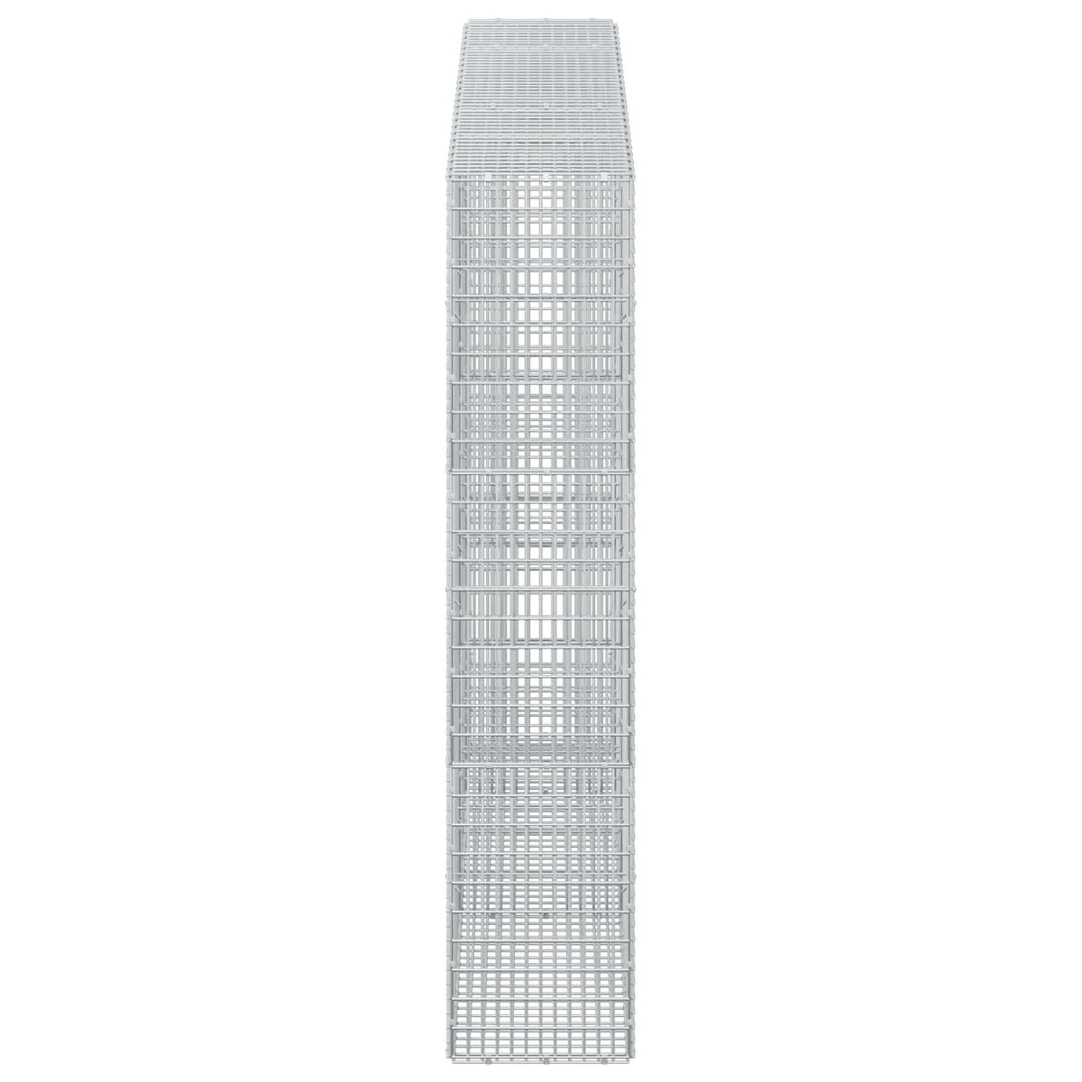 vidaXL Gabion with 3.5 mm Wire and 5x2.5 cm Mesh 250x30x150 cm 4