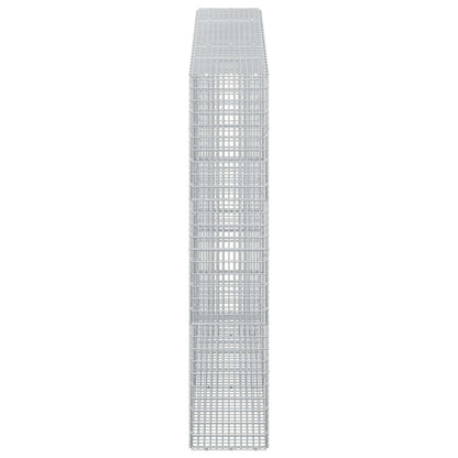 vidaXL Gabion with 3.5 mm Wire and 5x2.5 cm Mesh 250x30x150 cm 4