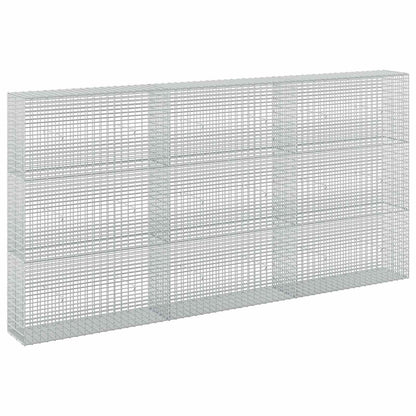 vidaXL Gabion with 3.5 mm Wire and 5x2.5 cm Mesh 300x30x150 cm 2