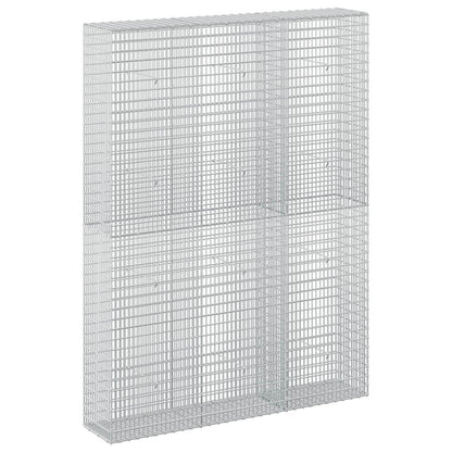 vidaXL Gabion with 3.5 mm Wire and 5x2.5 cm Mesh 150x30x200 cm 2