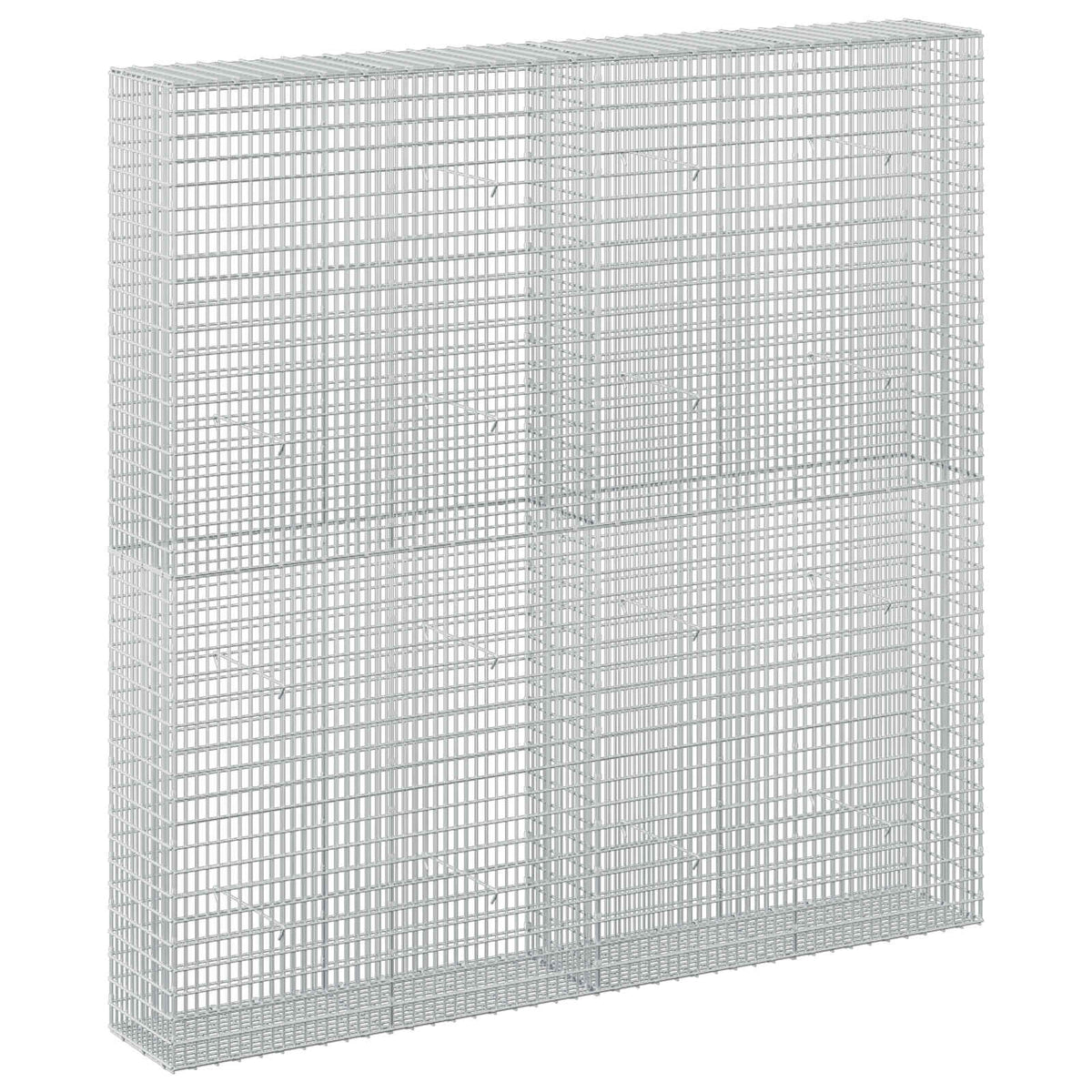 vidaXL Gabion with 3.5 mm Wire and 5x2.5 cm Mesh 200x30x200 cm 2