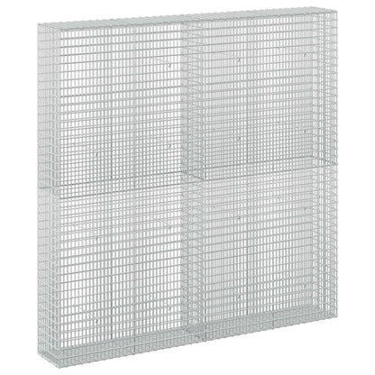 vidaXL Gabion with 3.5 mm Wire and 5x2.5 cm Mesh 200x30x200 cm 2