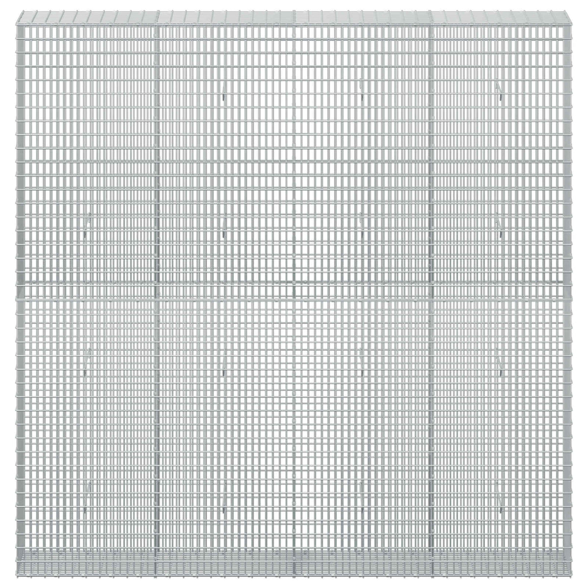 vidaXL Gabion with 3.5 mm Wire and 5x2.5 cm Mesh 200x30x200 cm 3