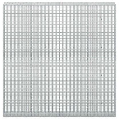 vidaXL Gabion with 3.5 mm Wire and 5x2.5 cm Mesh 200x30x200 cm 3