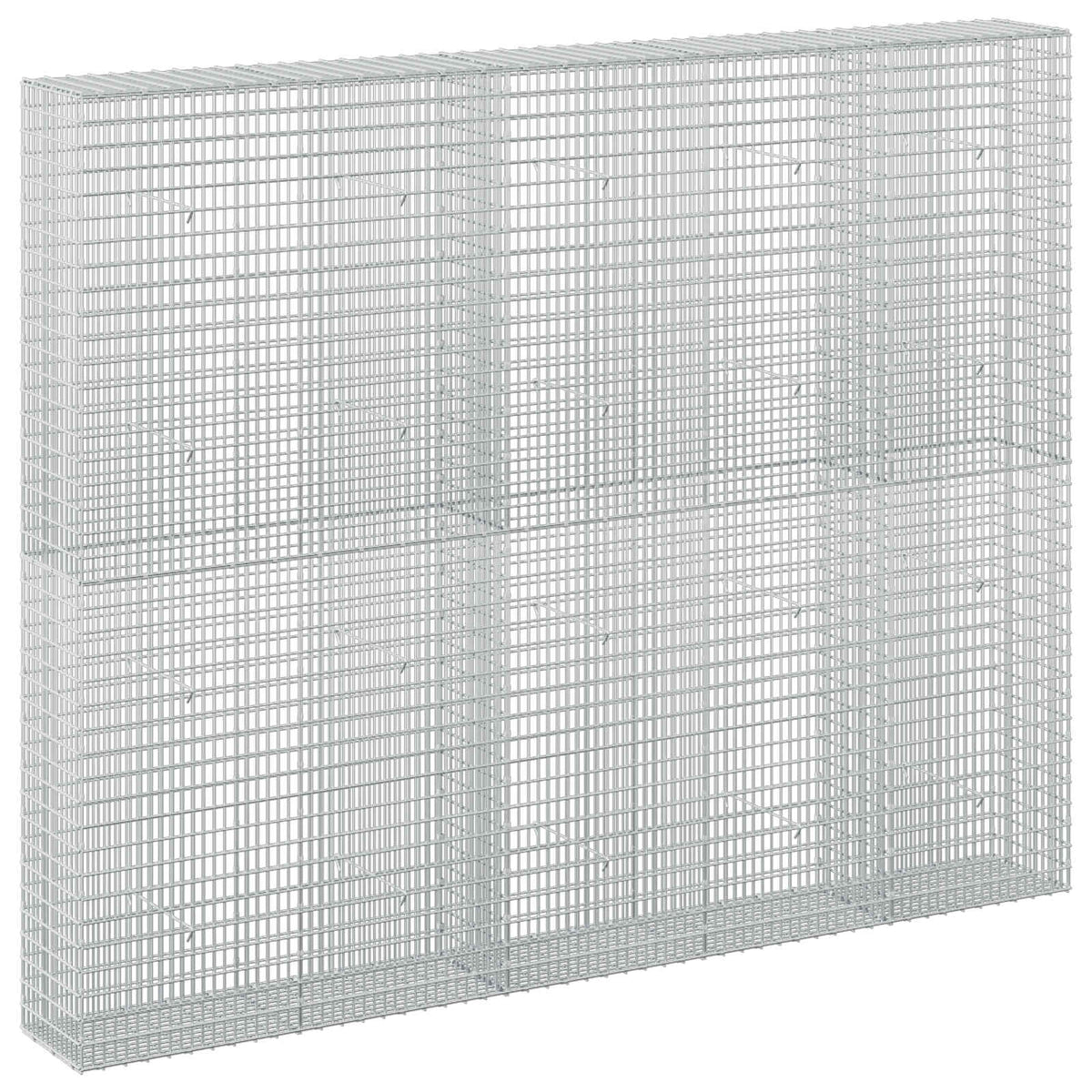 vidaXL Gabion with 3.5 mm Wire and 5x2.5 cm Mesh 250x30x200 cm 2