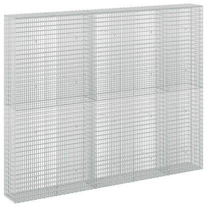 vidaXL Gabion with 3.5 mm Wire and 5x2.5 cm Mesh 250x30x200 cm 2