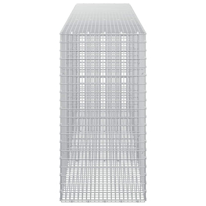 vidaXL Gabion with 3.5 mm Wire and 5x2.5 cm Mesh 300x50x100 cm 4