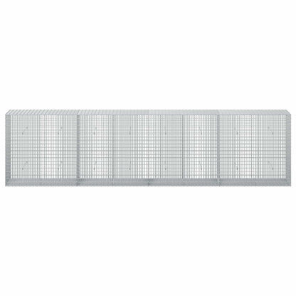 vidaXL Gabion with 3.5 mm Wire and 5x2.5 cm Mesh 400x50x100 cm 3