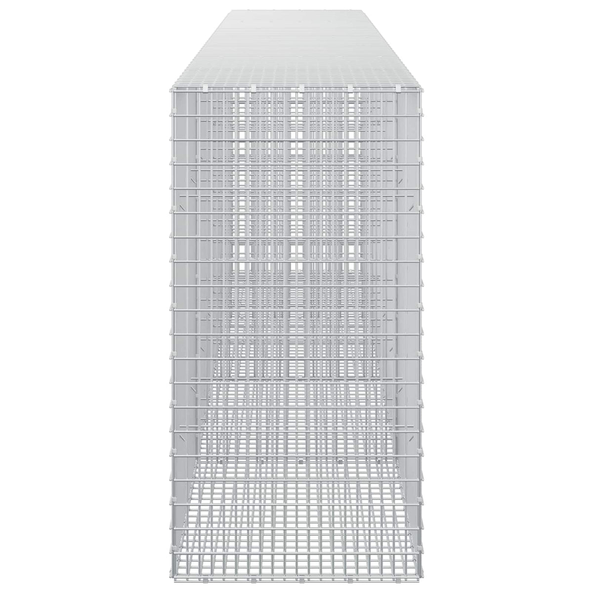 vidaXL Gabion with 3.5 mm Wire and 5x2.5 cm Mesh 400x50x100 cm 4