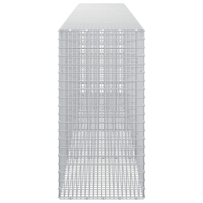 vidaXL Gabion with 3.5 mm Wire and 5x2.5 cm Mesh 400x50x100 cm 4