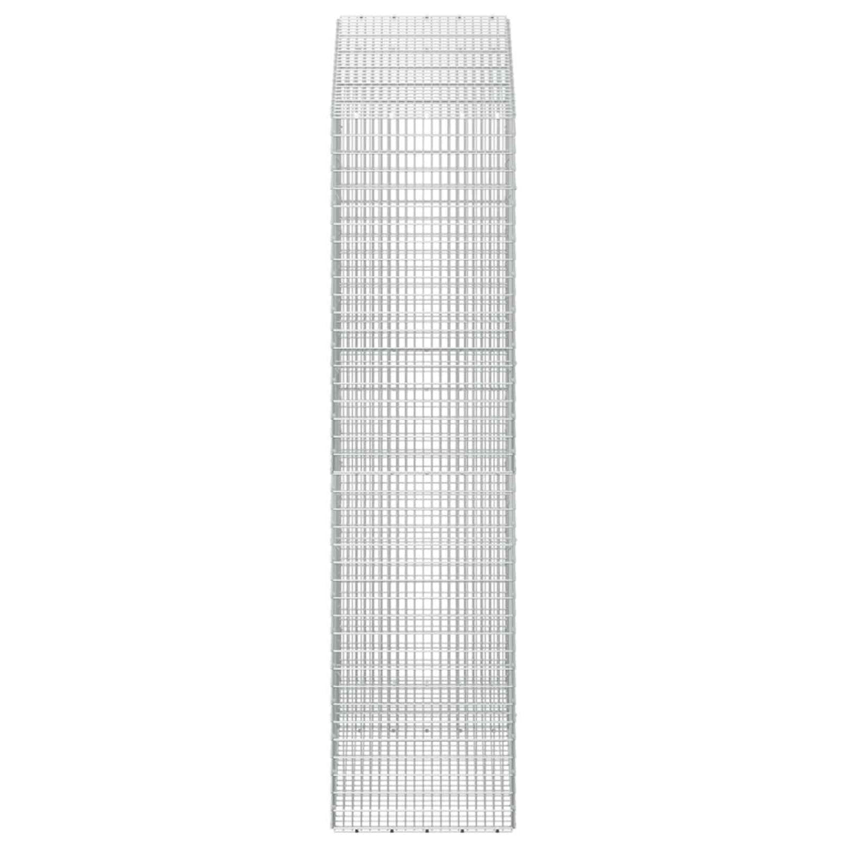 Gabion with 3.5 mm Wire and 5x2.5 cm Mesh 50x50x200 cm 150 cm