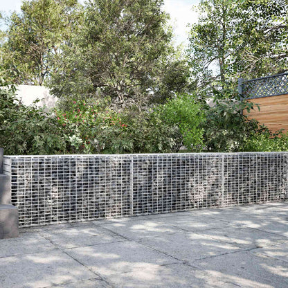 vidaXL Gabion with 3.5 mm Wire and 5x2.5 cm Mesh 300x100x50 cm 1
