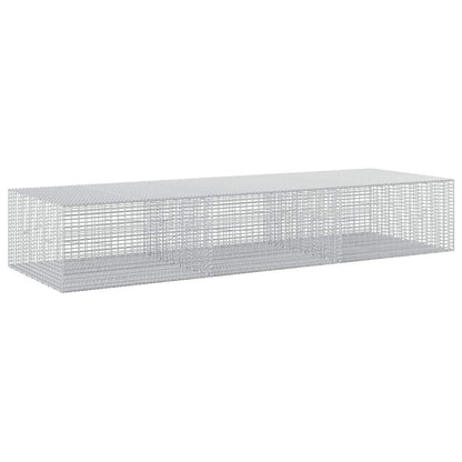 vidaXL Gabion with 3.5 mm Wire and 5x2.5 cm Mesh 300x100x50 cm 2