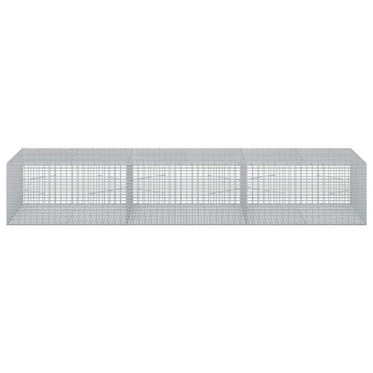 vidaXL Gabion with 3.5 mm Wire and 5x2.5 cm Mesh 300x100x50 cm 3