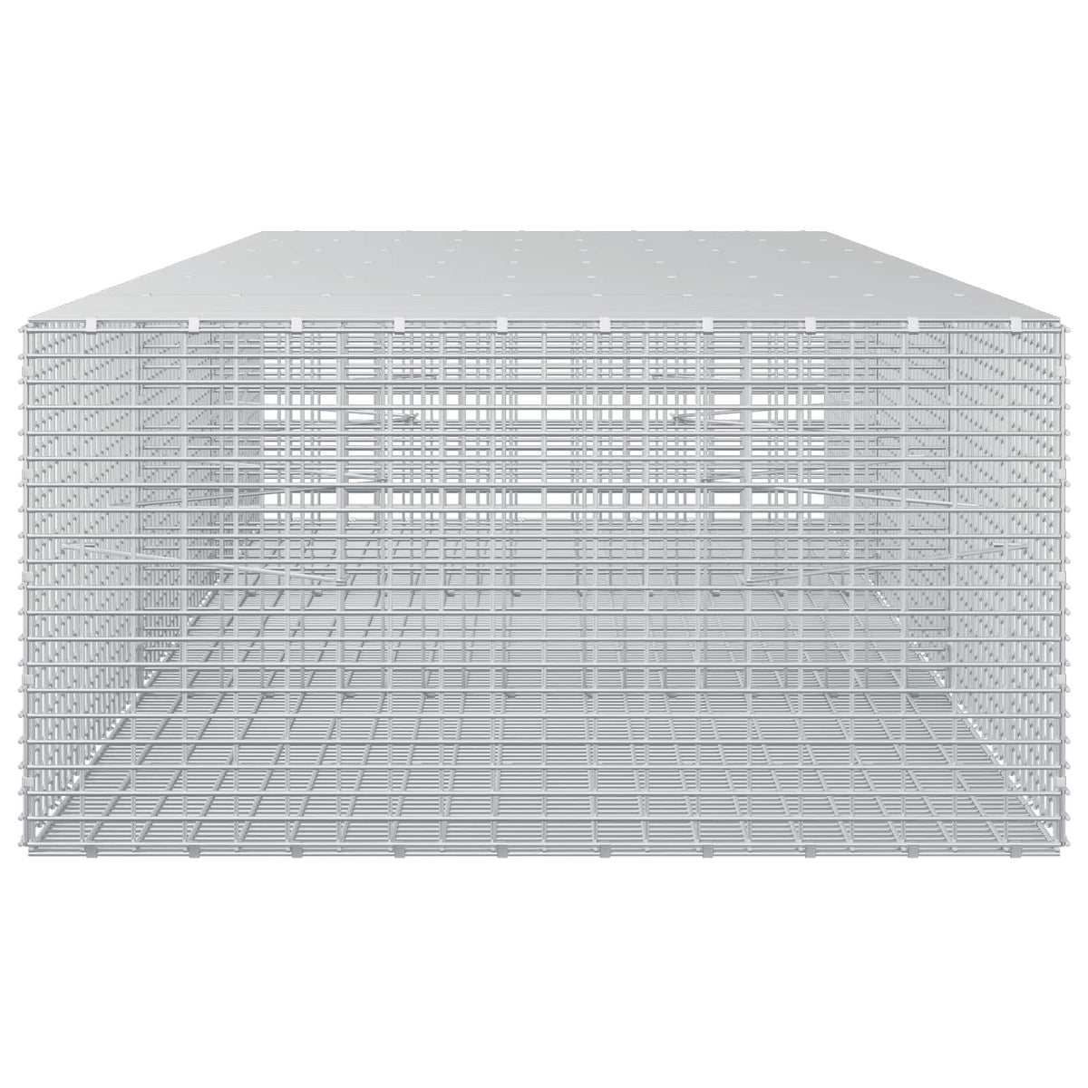 vidaXL Gabion with 3.5 mm Wire and 5x2.5 cm Mesh 300x100x50 cm 4