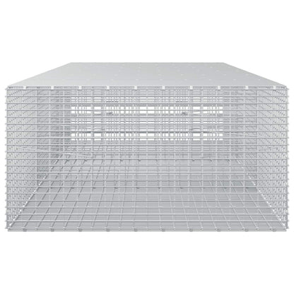vidaXL Gabion with 3.5 mm Wire and 5x2.5 cm Mesh 300x100x50 cm 4