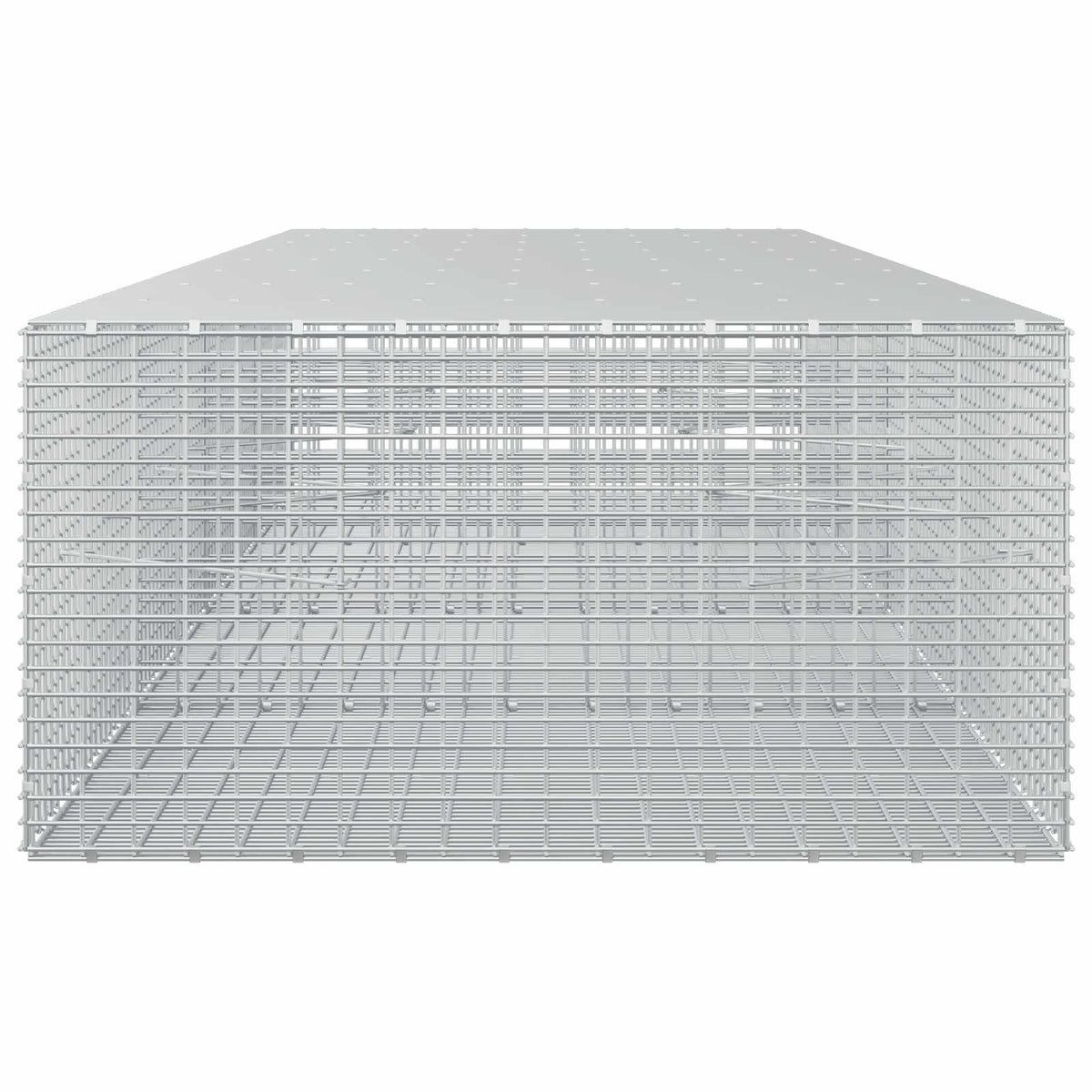 vidaXL Gabion with 3.5 mm Wire and 5x2.5 cm Mesh 400x100x50 cm 4