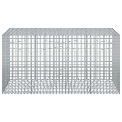 vidaXL Gabion with 3.5 mm Wire and 5x2.5 cm Mesh 200x100x100 cm 3