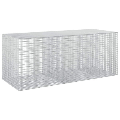 vidaXL Gabion with 3.5 mm Wire and 5x2.5 cm Mesh 250x100x100 cm 2