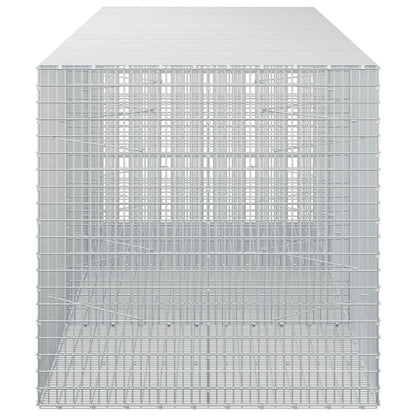 vidaXL Gabion with 3.5 mm Wire and 5x2.5 cm Mesh 300x100x100 cm 4