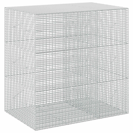 vidaXL Gabion with 3.5 mm Wire and 5x2.5 cm Mesh 150x100x150 cm 2