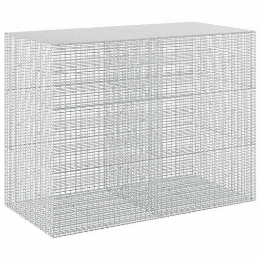 vidaXL Gabion with 3.5 mm Wire and 5x2.5 cm Mesh 200x100x150 cm 2