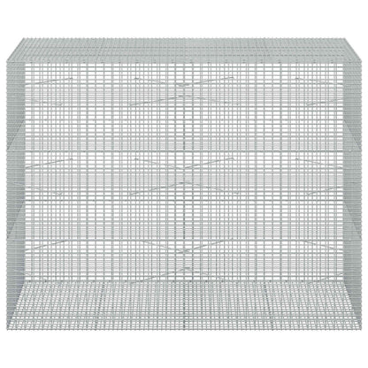 vidaXL Gabion with 3.5 mm Wire and 5x2.5 cm Mesh 200x100x150 cm 3