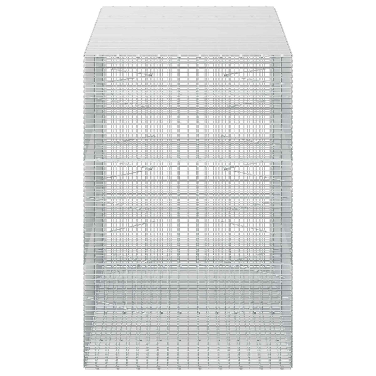 vidaXL Gabion with 3.5 mm Wire and 5x2.5 cm Mesh 200x100x150 cm 4